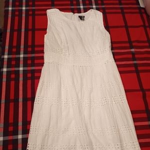 Ann Talyor White Dress